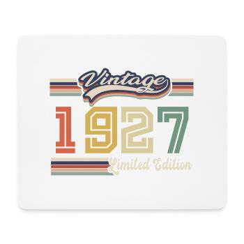 1927-Geburtstagsgeschenk. Fantastisch seit 1927 - Mousepad (Querformat) - Weiß - Vorne