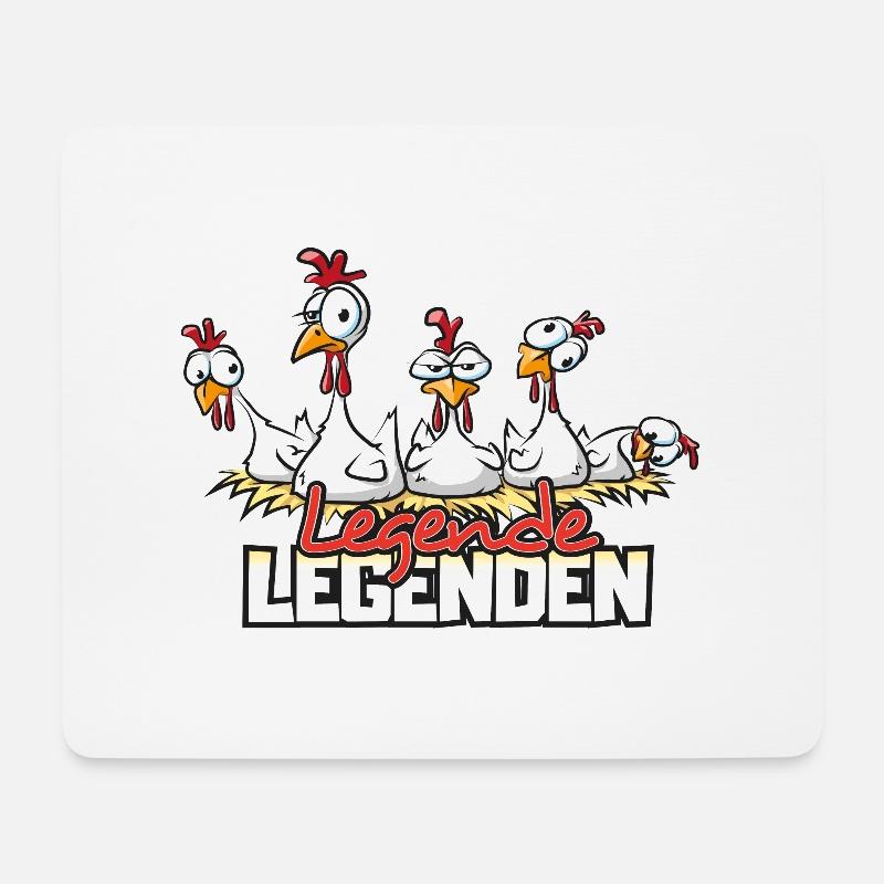 Legende Legenden - Mousepad (Querformat) - Weiß