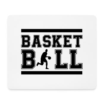 basket-ball - Tapis de souris (format paysage) - blanc - Devant