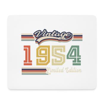 Cadeau D'anniversaire 1954 Génial Depuis 1954 vint - Tapis de souris (format paysage) - blanc - Devant