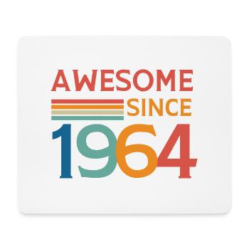 Awesome since 1964 - Tapis de souris (format paysage) - blanc - Devant