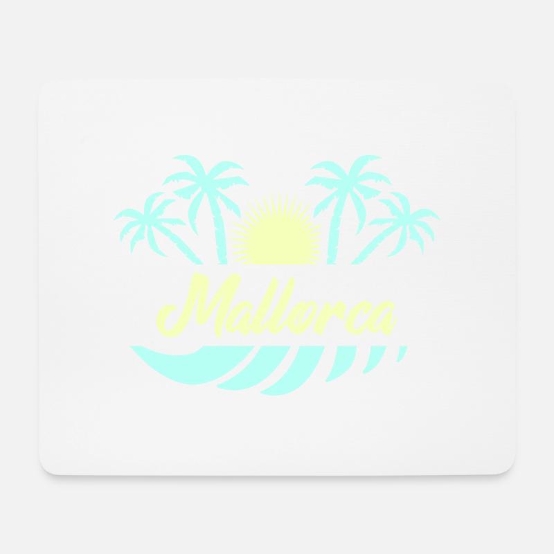 mallorca 02 - Mousepad (Querformat) - Weiß