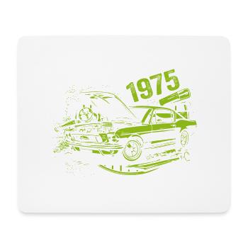 1975 Birthday Classic Car Model 1975 Vintage 1975 - Mouse Pad (horizontal) - white - Front