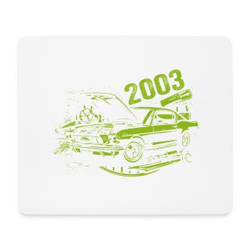 2003 Birthday Classic Car Model 2003 Vintage 2003 - Mouse Pad (horizontal) - white - Front
