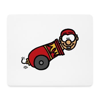 The Cannon - Mouse Pad (horizontal) - white - Front