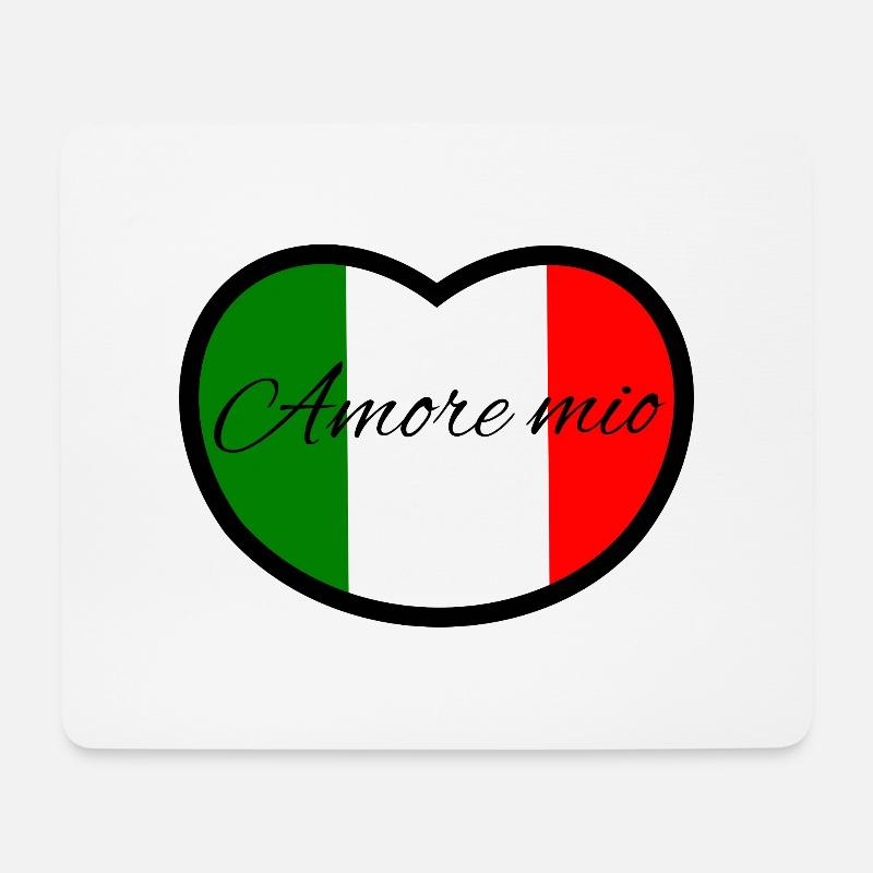 Italia amore mio - Tapis de souris (format paysage) - blanc