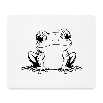 Frog Outlines - Mouse Pad (horizontal) - white - Front