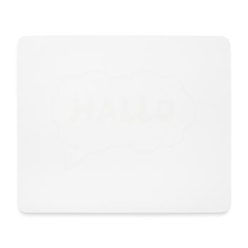Speech bubble Hello - Mouse Pad (horizontal) - white - Front