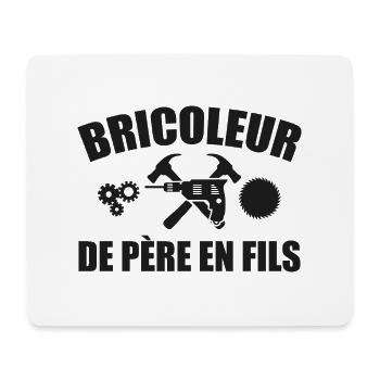 Handyman from Father to Son DIY Tools - Mouse Pad (horizontal) - white - Front
