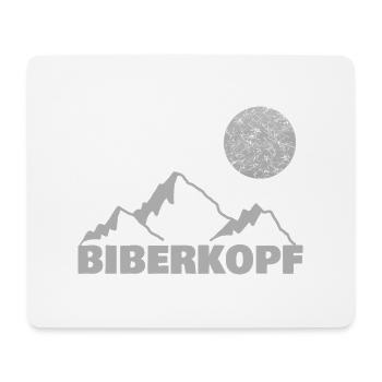 Klettern Biberkopf - Mousepad (Querformat) - Weiß - Vorne