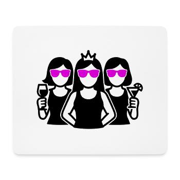 Enterrement de vie de jeune fille Fête des filles - Tapis de souris (format paysage) - blanc - Devant
