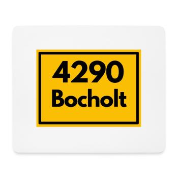 Ortsschild - damals Retro alte PLZ 4290 BOCHOLT - Mousepad (Querformat) - Weiß - Vorne