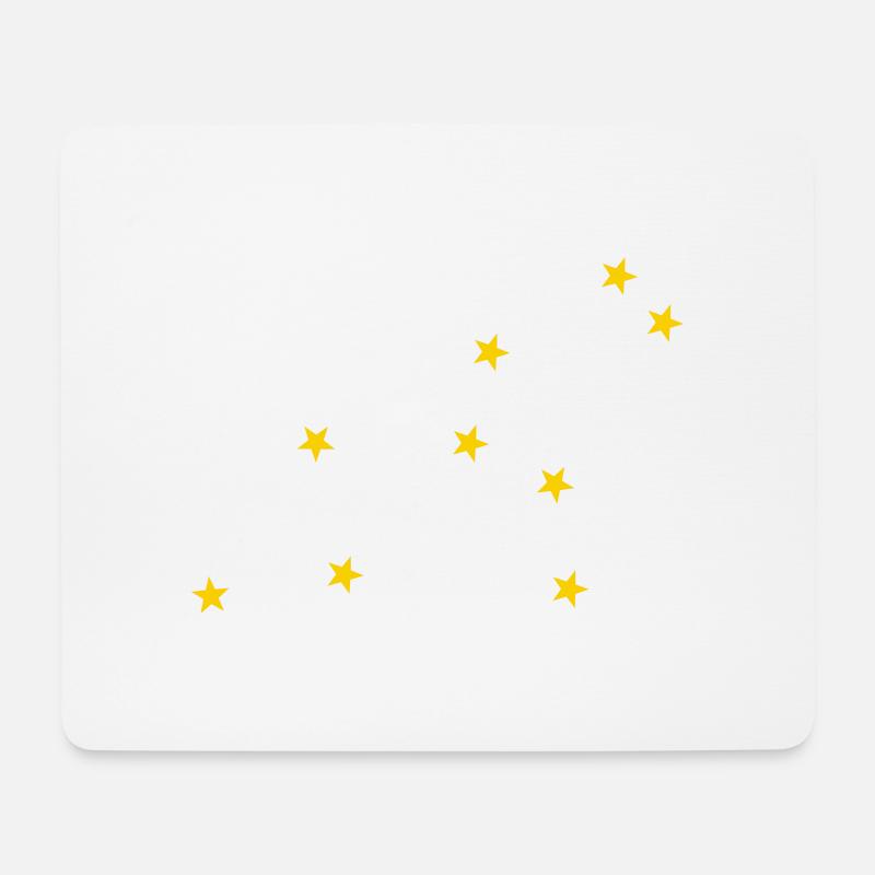 Sternzeichen Löwe - Mousepad (Querformat) - Weiß