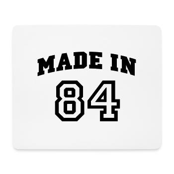 mp_madein84a - Mouse Pad (horizontal) - white - Front