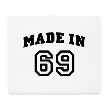 mp_madein69a - Mouse Pad (horizontal) - white - Front