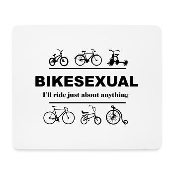 Bike Sexual - Mouse Pad (horizontal) - white - Front