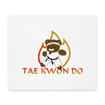 Taekwondo - Mousepad (Querformat) - Weiß - Vorne