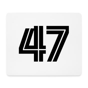 47 - Mouse Pad (horizontal) - white - Front