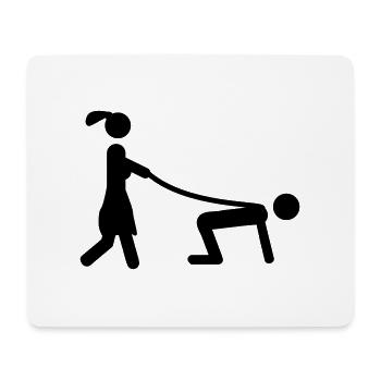 mariage - Tapis de souris (format paysage) - blanc - Devant