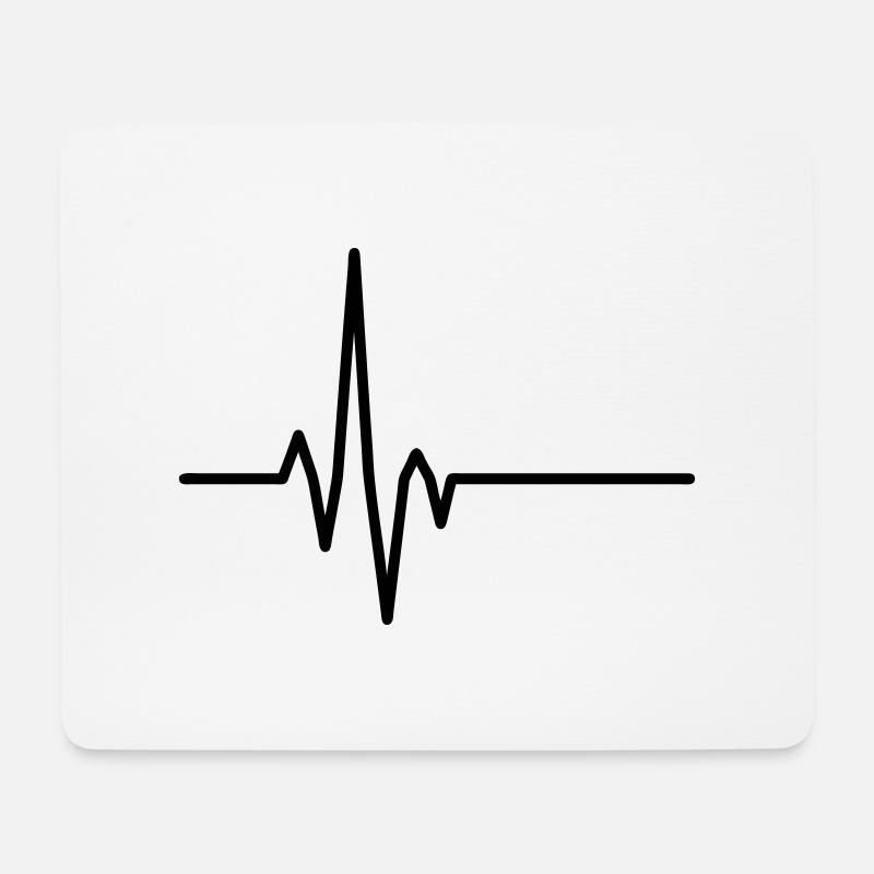 Impulsion - Tapis de souris (format paysage) - blanc