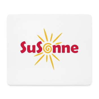 SuSonne - Tapis de souris (format paysage) - blanc - Devant