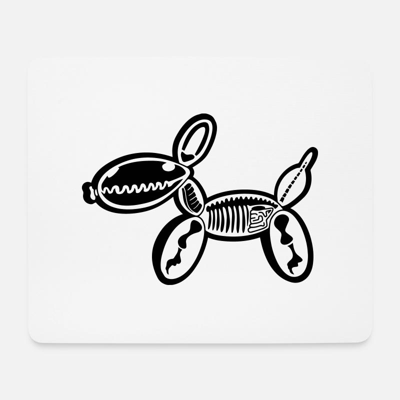 Dog - Mousepad (Querformat) - Weiß