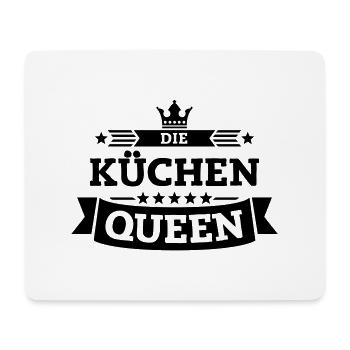 Die Küchen-Queen - Mousepad (Querformat) - Weiß - Vorne