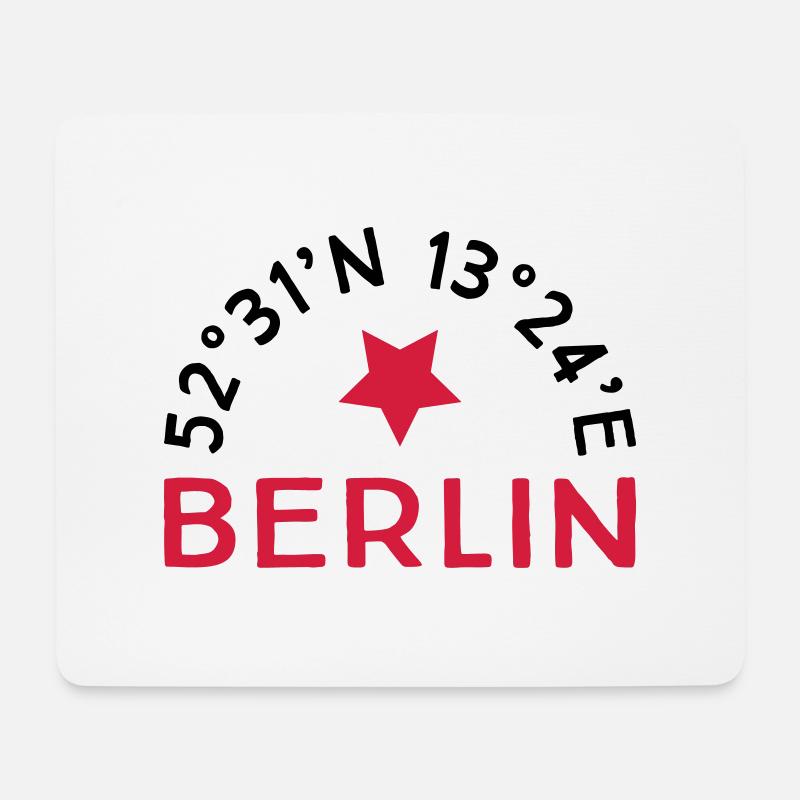 Berlin - Mousepad (Querformat) - Weiß