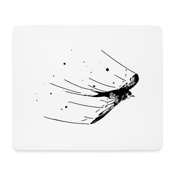 Mauersegler - Mousepad (Querformat) - Weiß - Vorne
