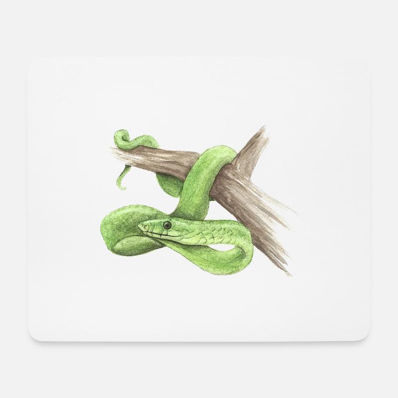 mamba - Mousepad (Querformat) - Weiß