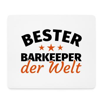 Barkeeper - Mousepad (Querformat) - Weiß - Vorne