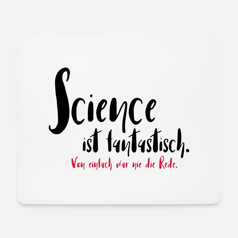 Science ist fantastisch - Mousepad (Querformat) - Weiß