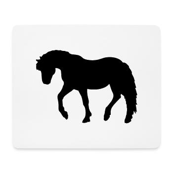 Pony - Mouse Pad (horizontal) - white - Front
