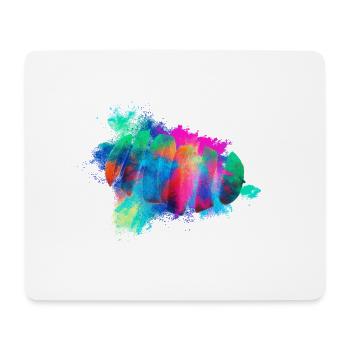 Orange slices isolated colorful - Mouse Pad (horizontal) - white - Front