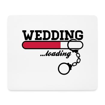 wedding_loading___f2 - Mousepad (Querformat) - Weiß - Vorne