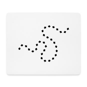 weg_f1 - Tapis de souris (format paysage) - blanc - Devant