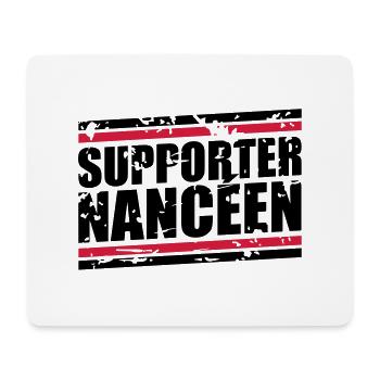 Supporter Nanceen vintage - Tapis de souris (format paysage) - blanc - Devant