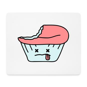 Dead Cupcake - Mousepad (Querformat) - Weiß - Vorne