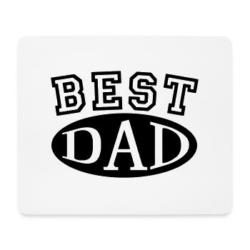best dad - Mouse Pad (horizontal) - white - Front