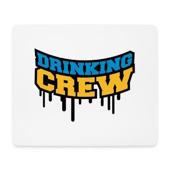 Drinking Crew Graffiti - Mousepad (Querformat) - Weiß - Vorne
