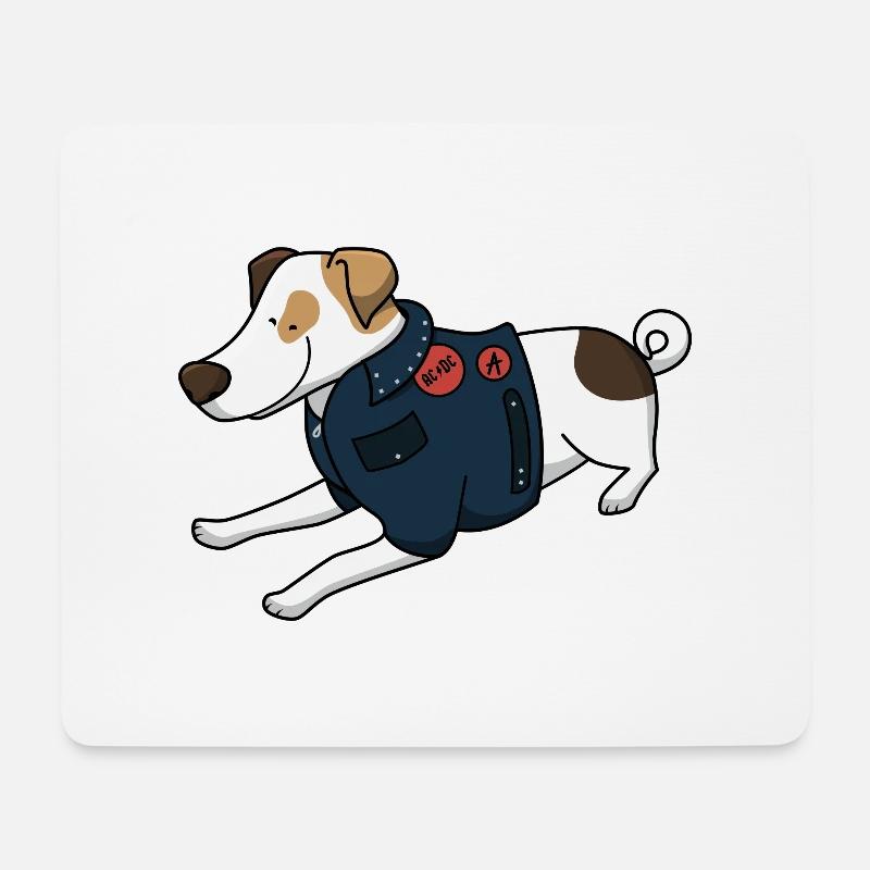 Rock Russel - Mousepad (Querformat) - Weiß