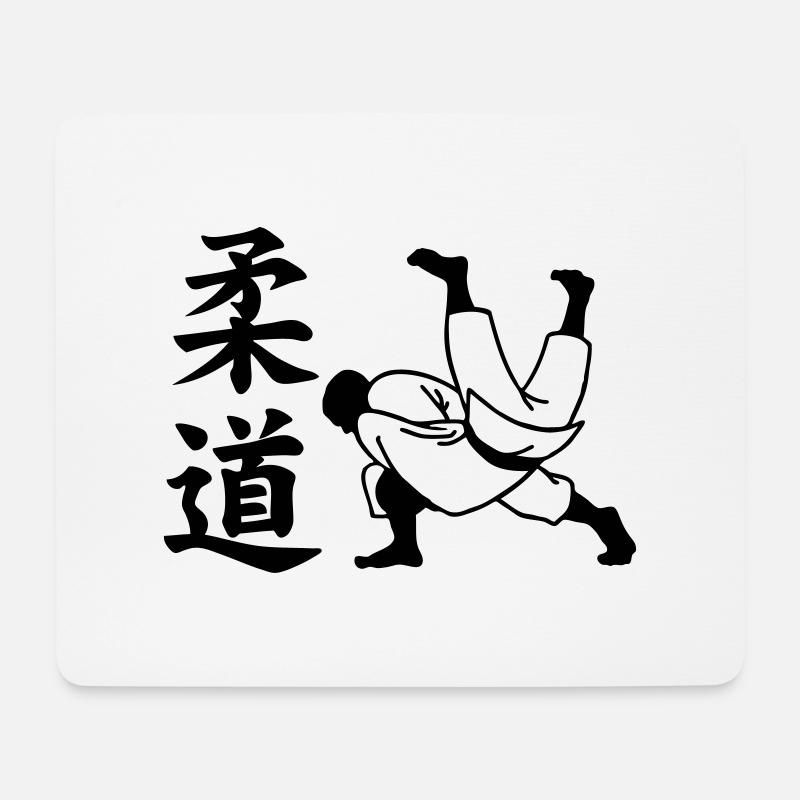 judo - Mousepad (Querformat) - Weiß
