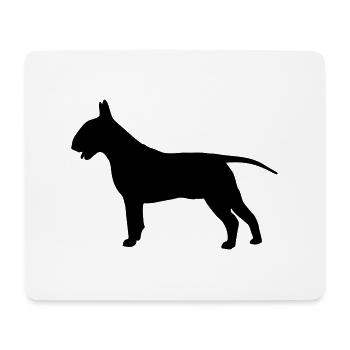 Bullterrier - Mousepad (Querformat) - Weiß - Vorne