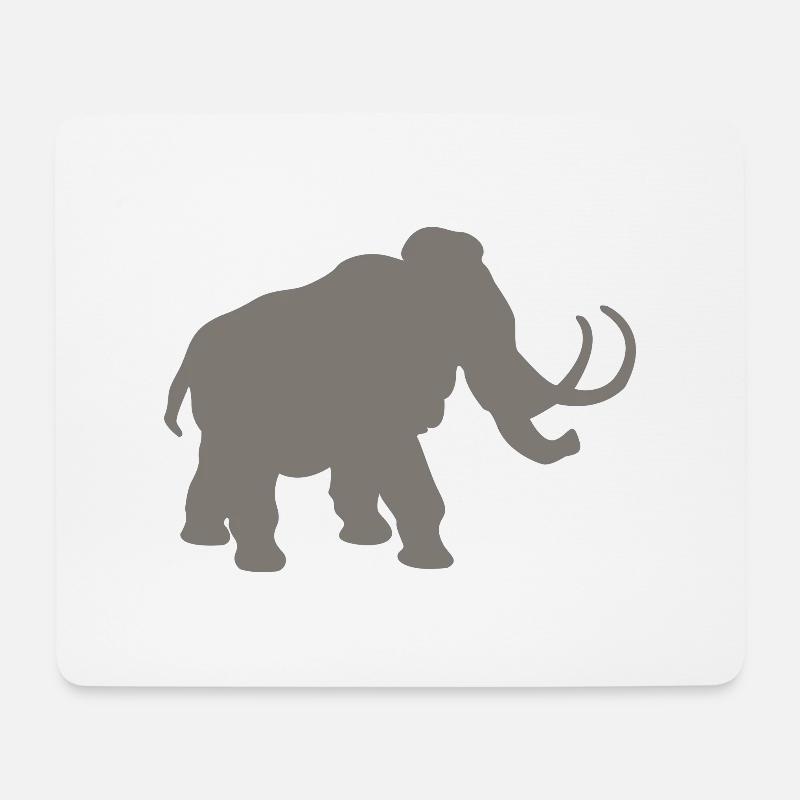 mammoth - Mouse Pad (horizontal) - white