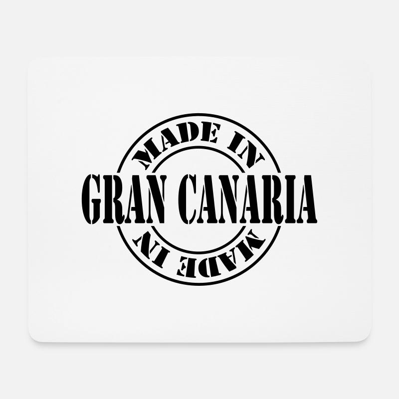 made in gran canaria m1k2 - Mousepad (Querformat) - Weiß