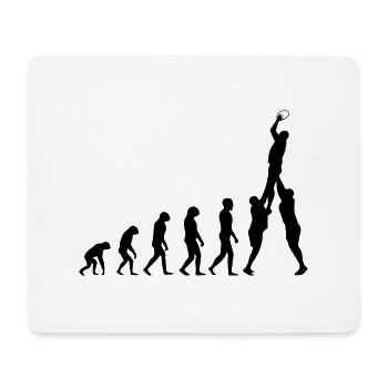 rugby - Mouse Pad (horizontal) - white - Front