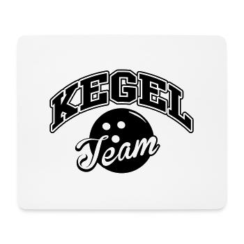 Kegel Team - Mousepad (Querformat) - Weiß - Vorne