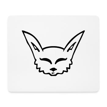 fennec fox - Mouse Pad (horizontal) - white - Front