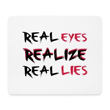 Realize - Mousepad (Querformat) - Weiß - Vorne