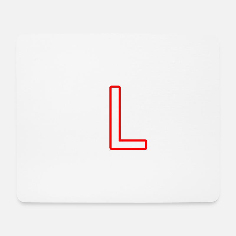 L - Mousepad (Querformat) - Weiß
